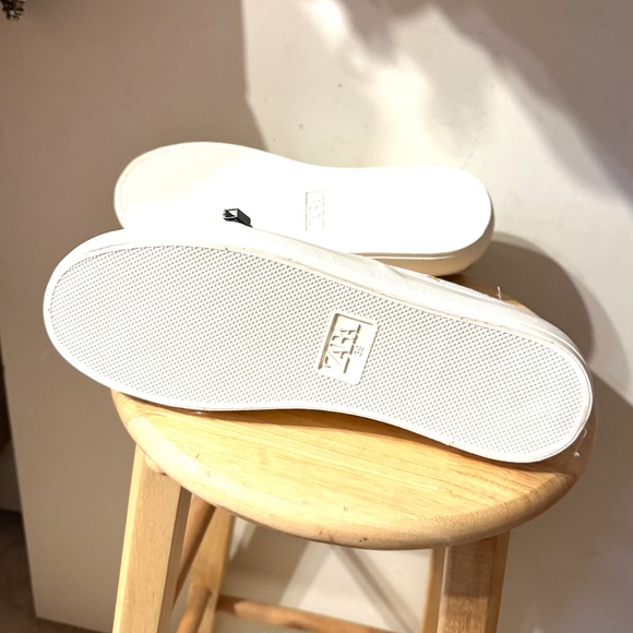 Zara white floral embroidered retro sneakers NWT - Picture 7 of 10